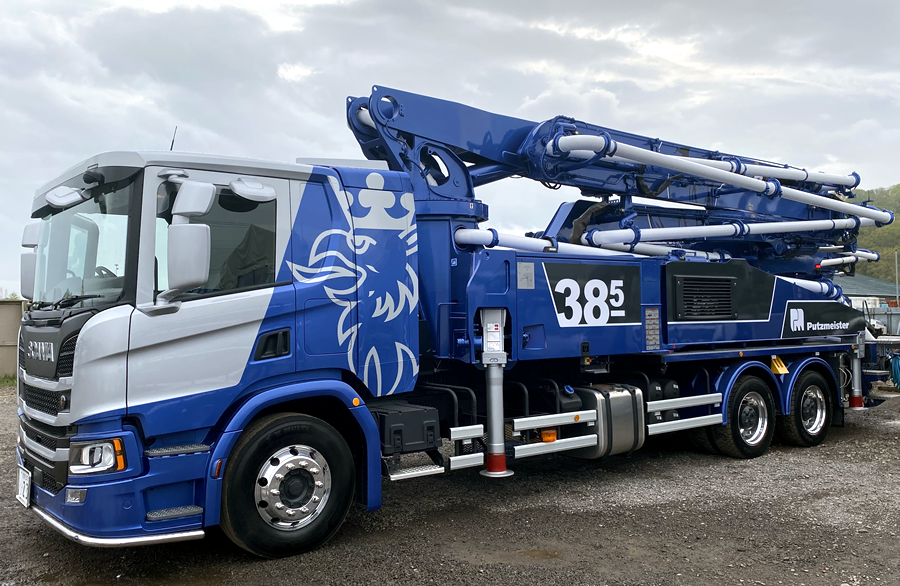 コンクリートポンプ車